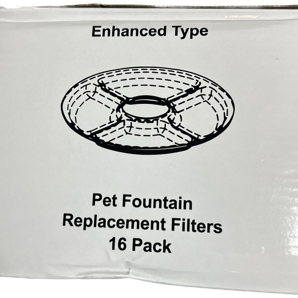 16pcs Cat Water Fountain Filters Replacement for Pet Cat Dog Water Fountain USA* - Picture 1 of 1